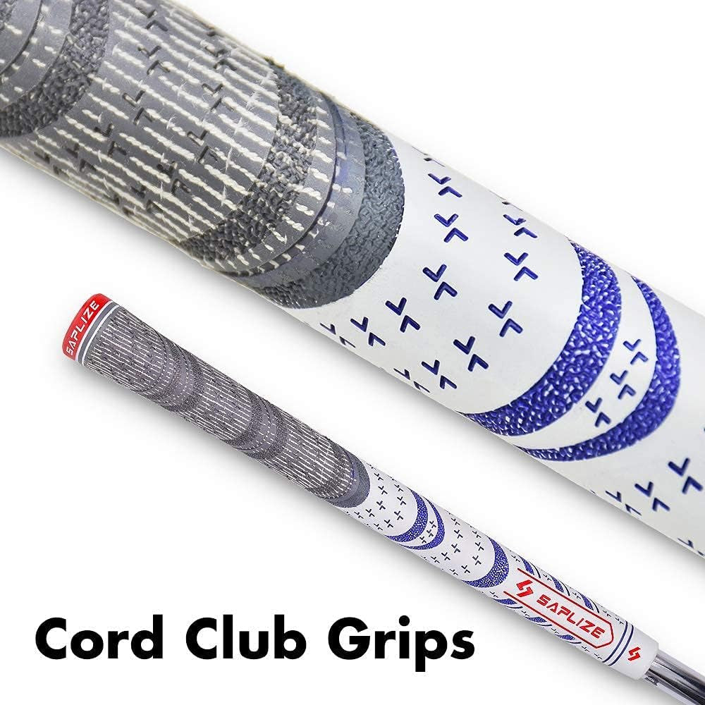 13 Golf Grips, Standard, All Weather Multi Compound Hybrid Golf Club Grips, White